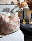 Kuddfodral Enfärgat Beige med frans