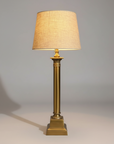 Lampfot Karl Låg Antik Mässing