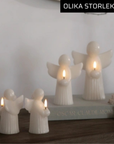 Blockljus LED Ängel