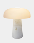Trådlös Bordslampa Glossy Mini Vit