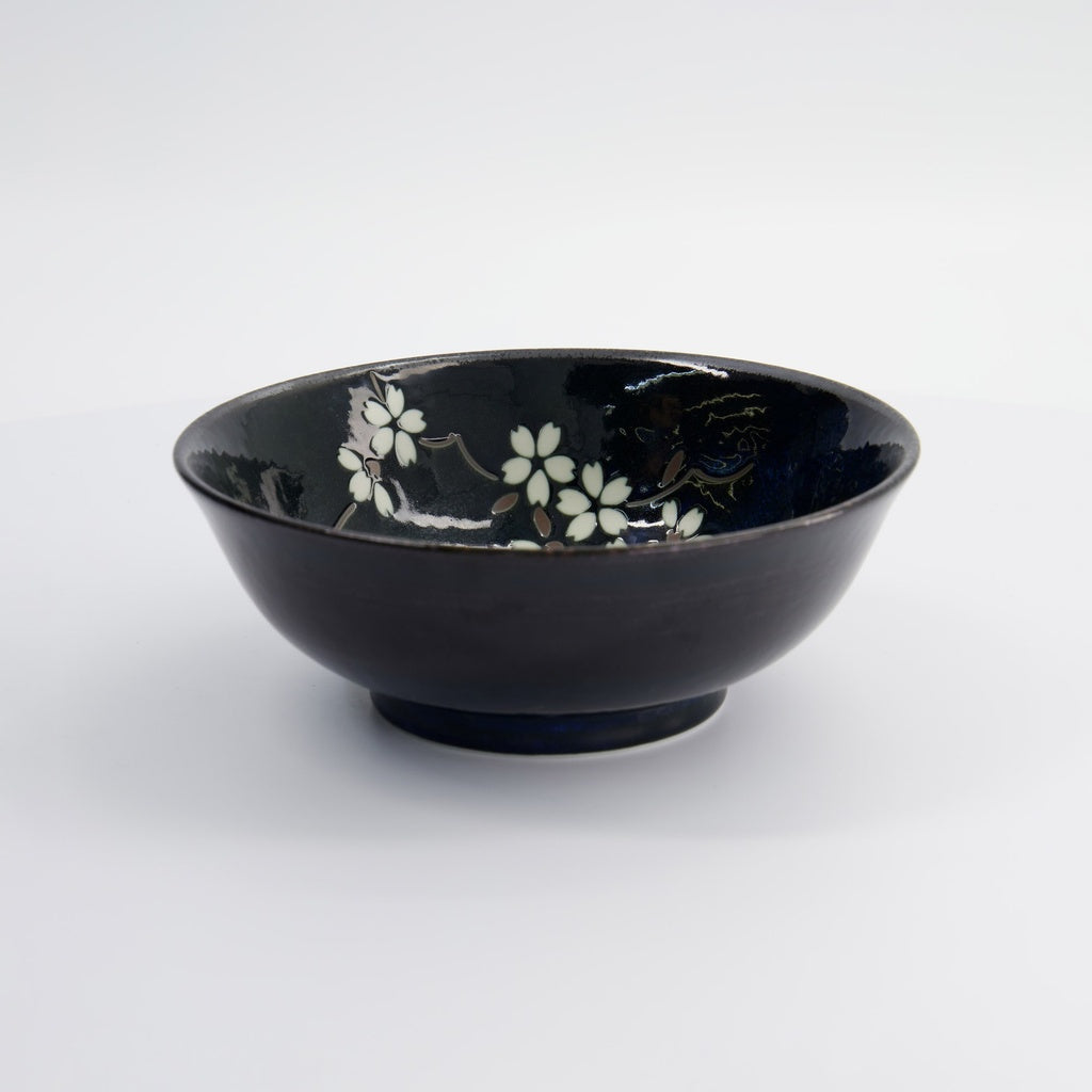 Skål Ramen Sakura koboltblå