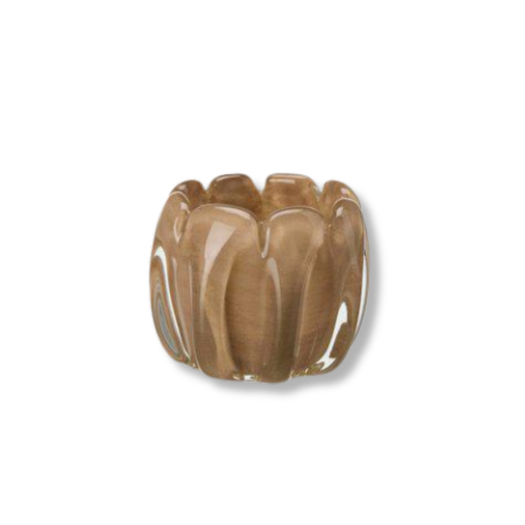 Ljuslykta Moln beige small