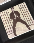 Glasunderlägg marmor Elvis Presey