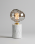Bordslampa MARBLE vit silkesmatt