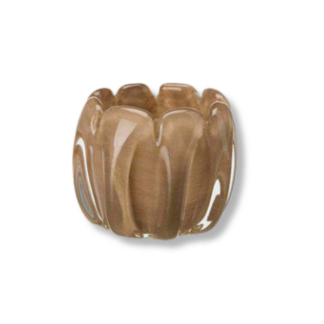 Ljuslykta Moln beige large