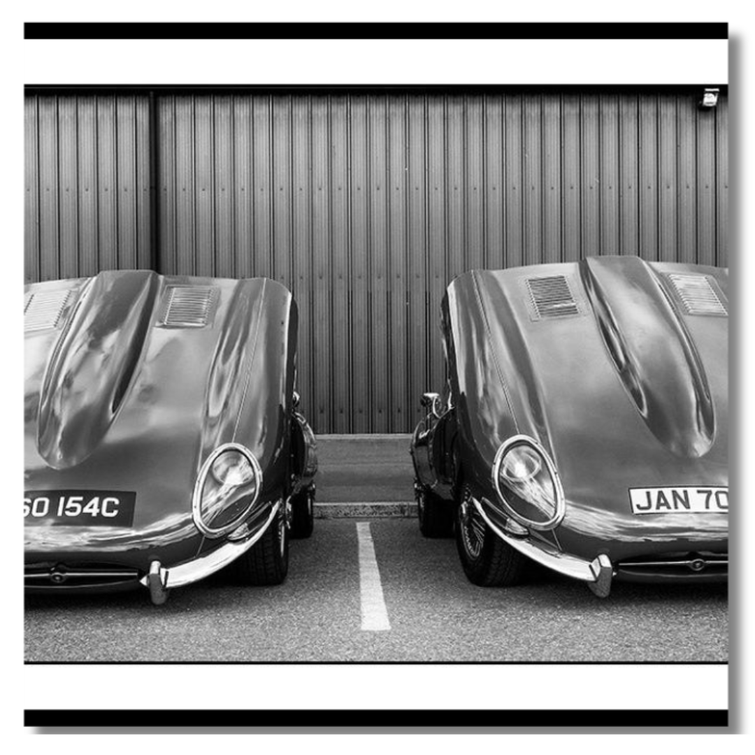 Tavla Aluminium art Jaguar