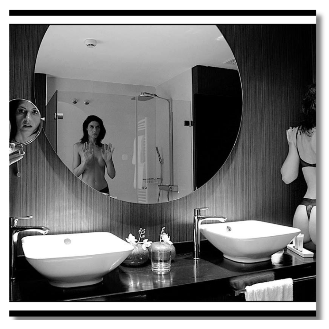 Tavla Aluminium art Mirror