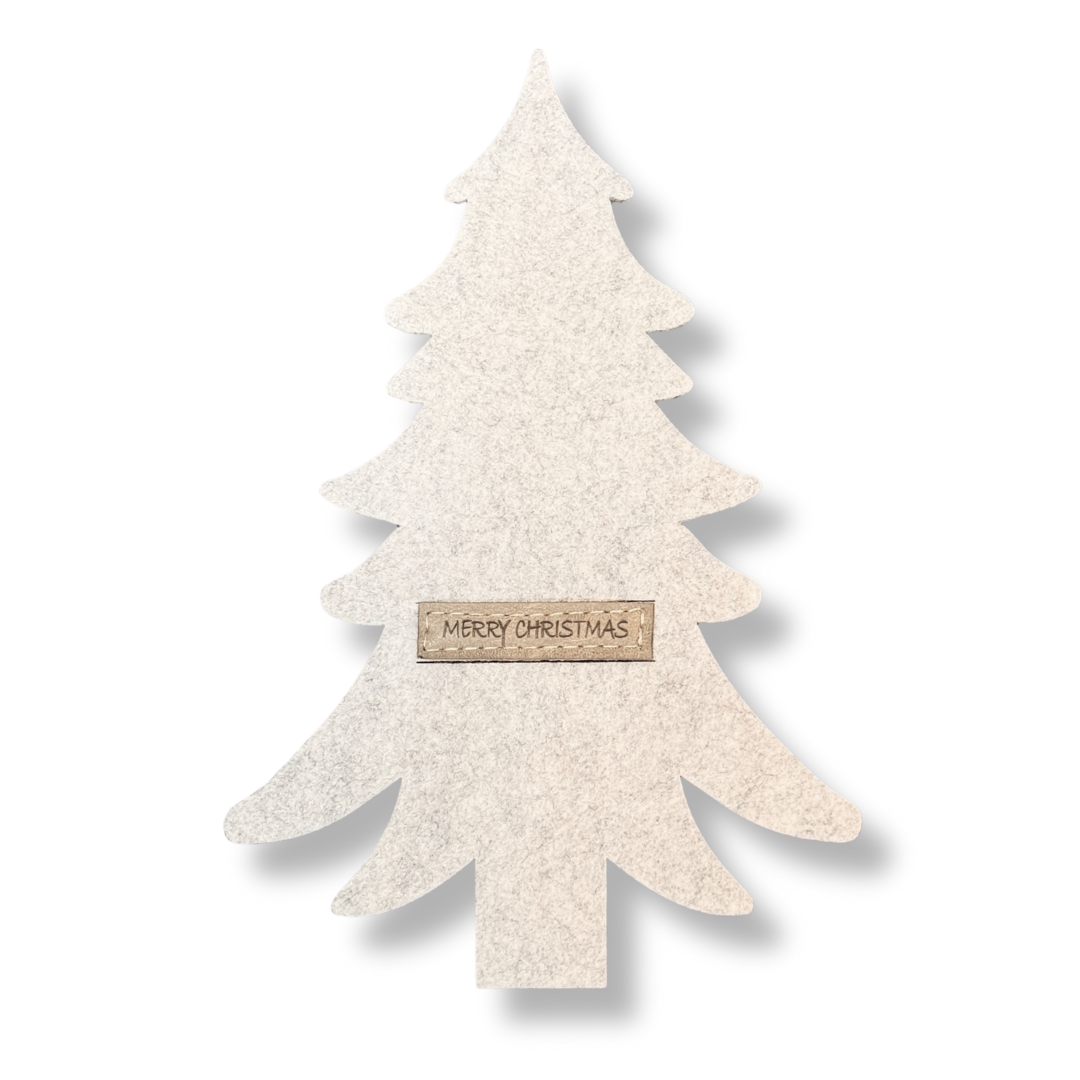 Bestickhållare Jul 4-pack beige