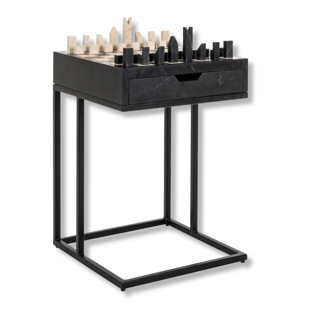 Sidobord Chess svart