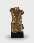 Mansbyst i resin - 27 cm