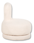 Barnfåtölj Teddy vit
