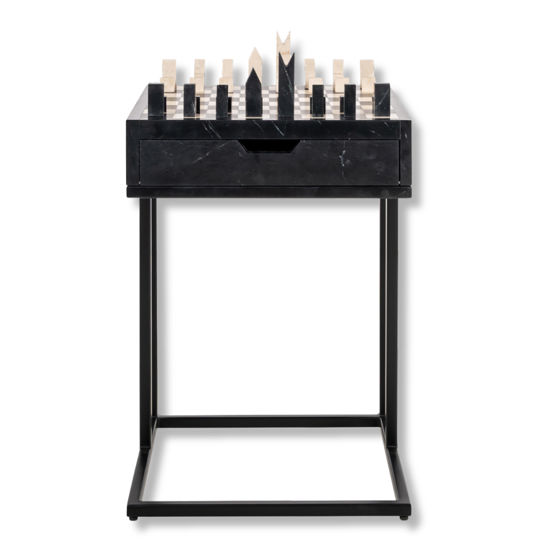 Sidobord Chess svart