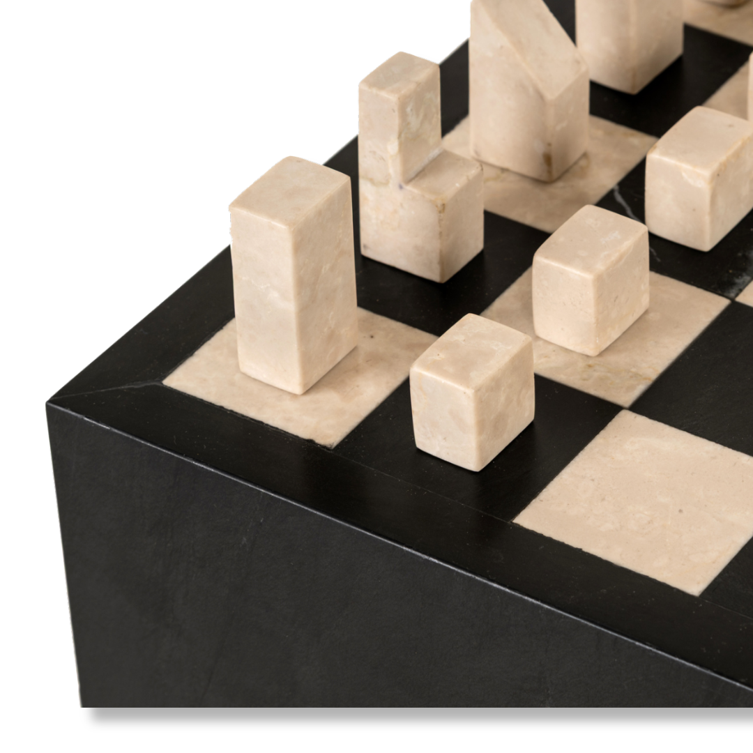 Sidobord Chess svart