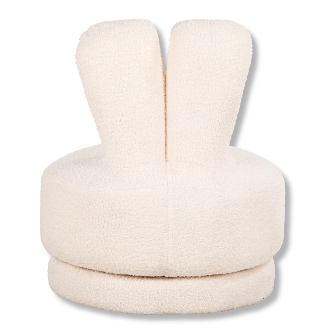 Barnfåtölj Teddy vit
