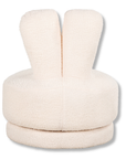 Barnfåtölj Teddy vit