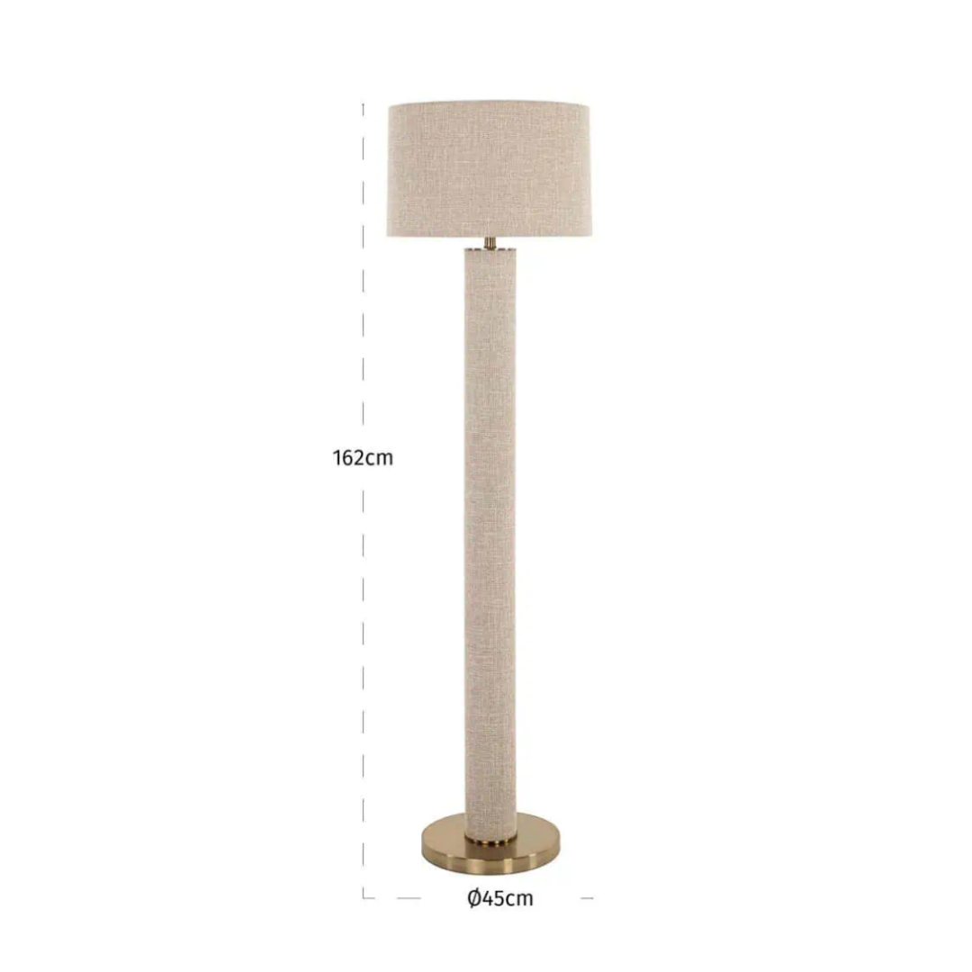 Golvlampa Diva beige