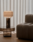 Komplett Bordslampa Takai Marble Brun H55 cm