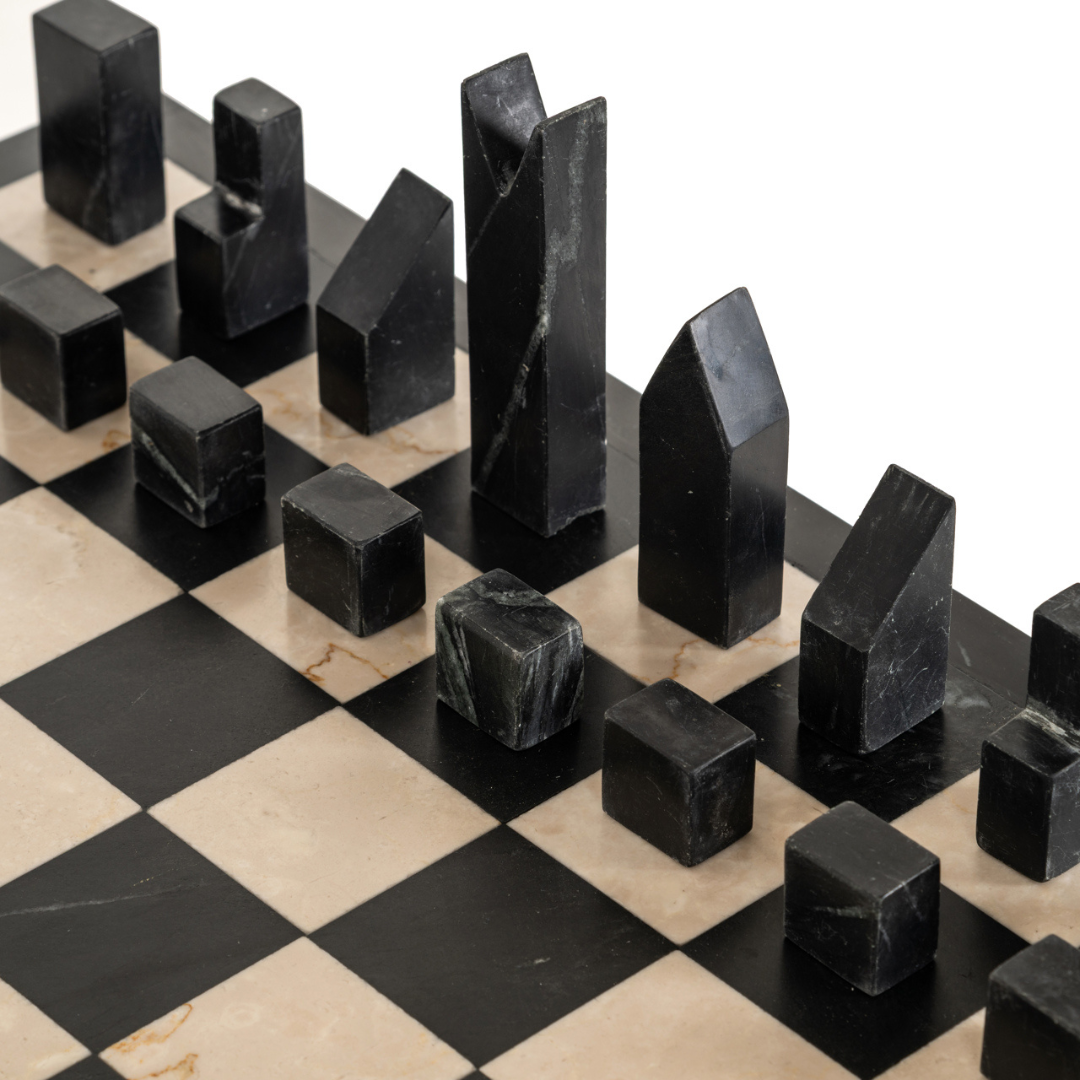 Sidobord Chess svart
