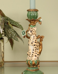 Ljusstake Leopard Resin - 25.5 cm