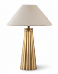 Bordslampfot Astor metall antik mässing H39