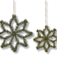 Julstjärna grön (2 stycken)
