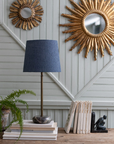Lampskärm Alice oval Sambu blå D27 cm