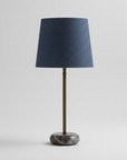 Lampskärm Alice oval Sambu blå D27 cm