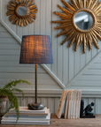 Lampskärm Alice oval Sambu blå D27 cm