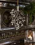 Juldekoration Mistletoe Silver 20/29 cm