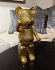 Dekoration Berra Bear stående guld