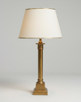 Lampfot Karl Låg Antik Mässing H53 cm