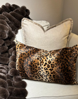 Kuddfodral Leopard Konstpäls