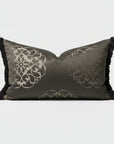 Kuddfodral Anna Mörkbrun Jacquard