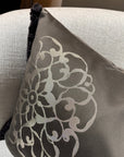 Kuddfodral Anna Mörkbrun Jacquard
