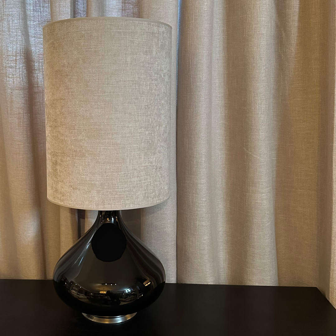Lampa Flavia Large Svart Budapest Beige