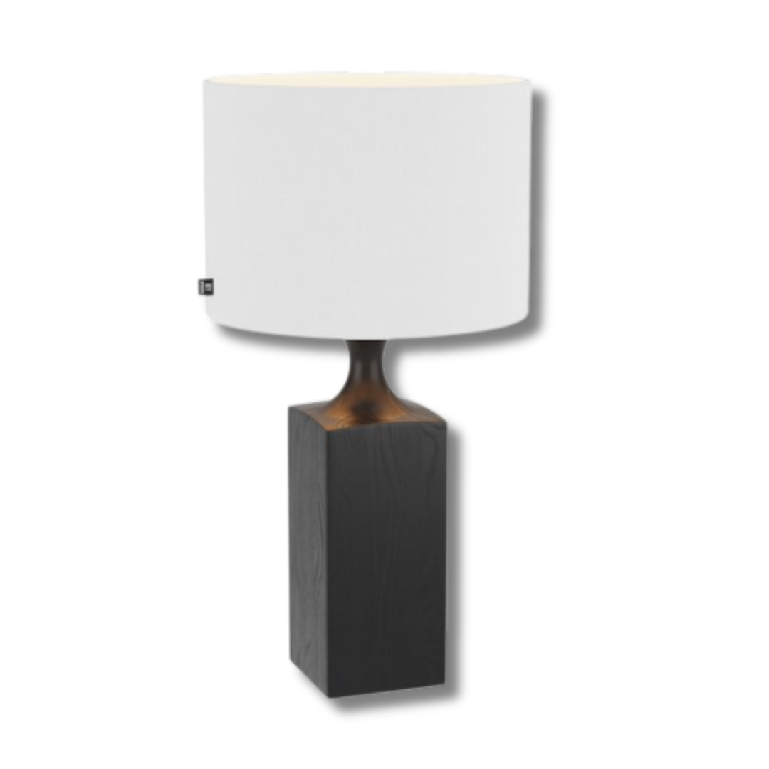 Woody bordslampa svart/vit
