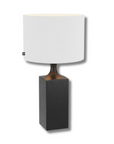 Woody bordslampa svart/vit
