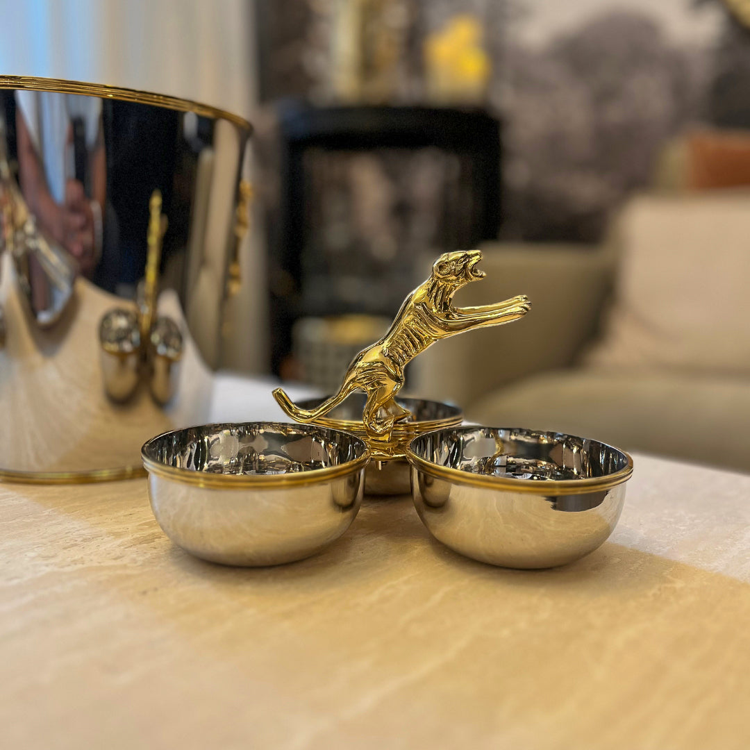 Jordnötsskål med 3 skålar