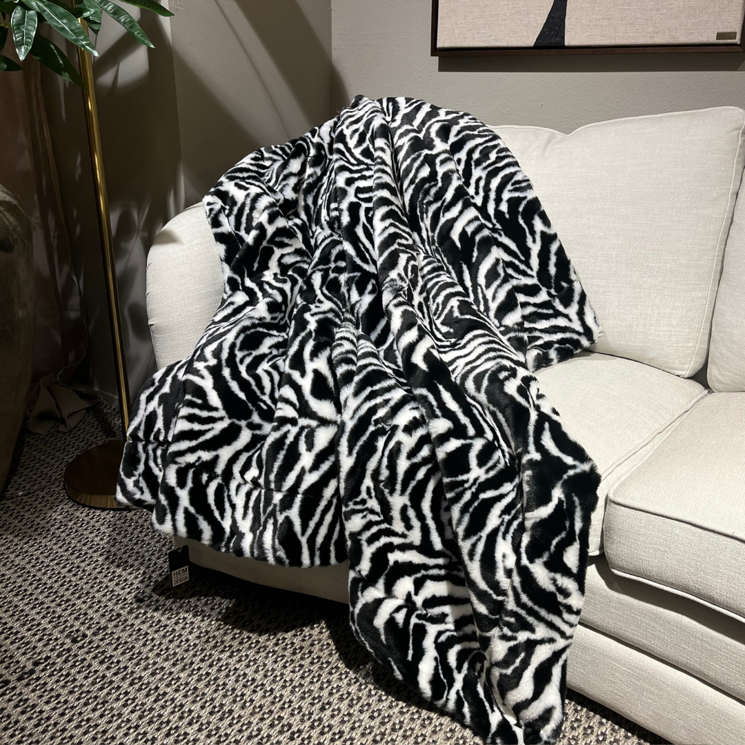 Pläd Zebra