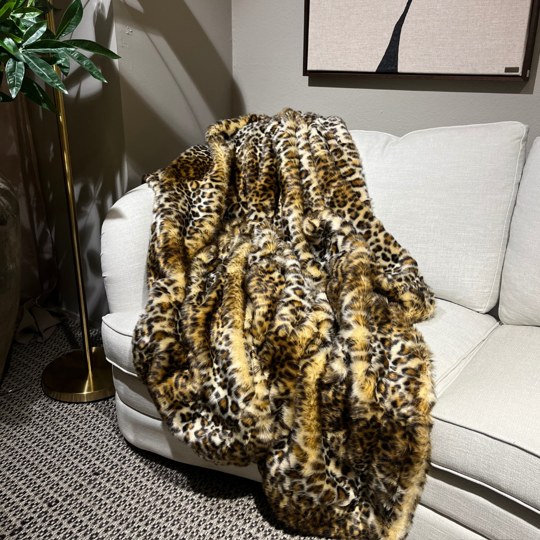 Pläd Leopard