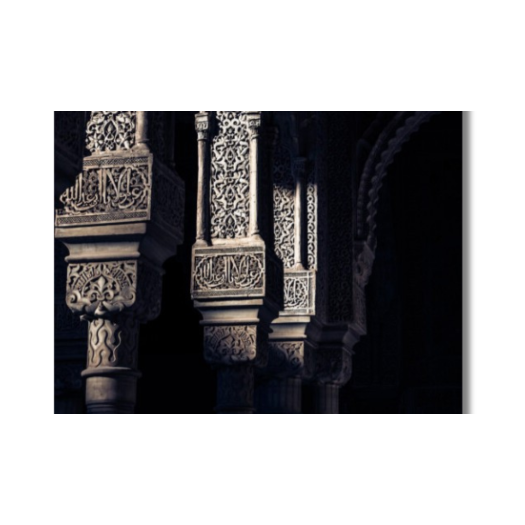PILLARS WITH ORNAMENTS