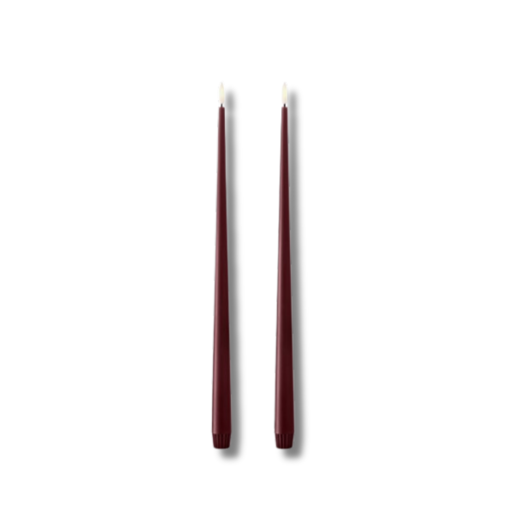 ESTER & ERIK LED ljus 2 pack DEEP WINE 40 CM