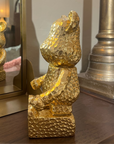 Dekoration Björne Bear sittande guld