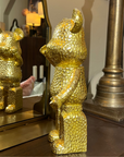 Dekoration Berra Bear stående guld