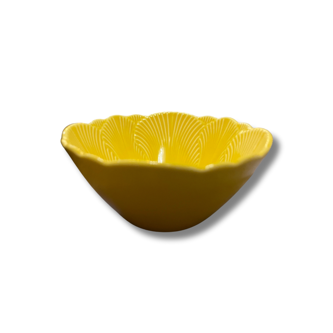 Skål Flora Gul