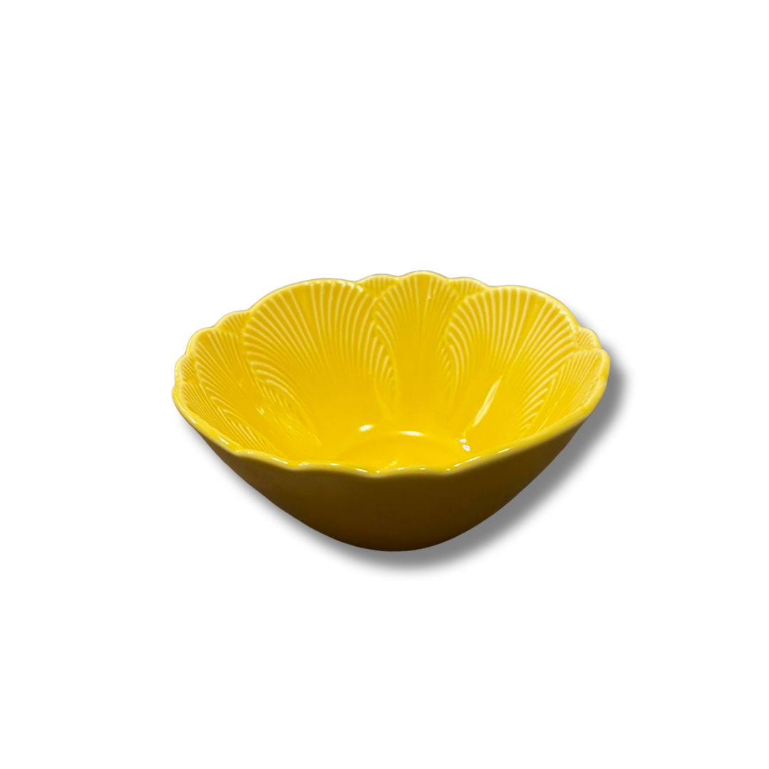 Skål Flora Gul