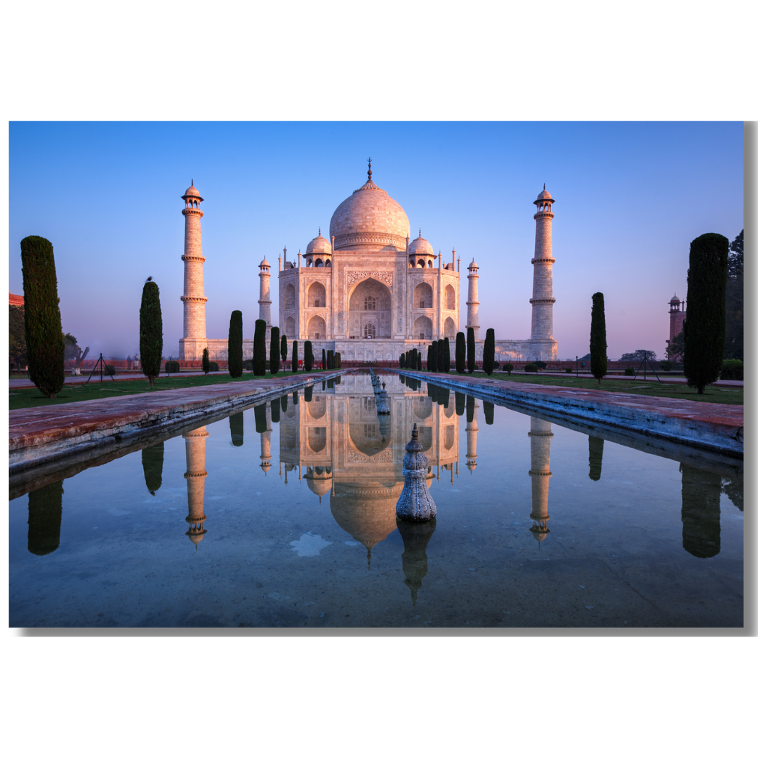 Tavla Aluminium art Taj mahal
