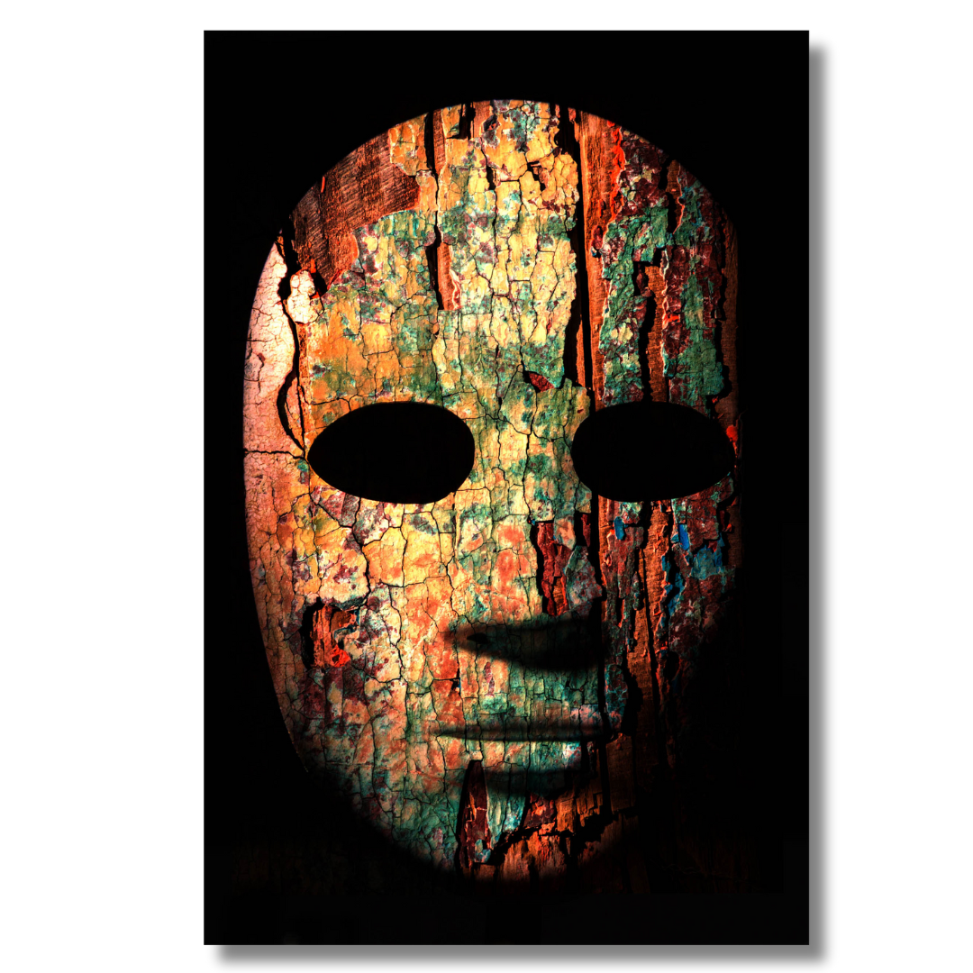 Tavla Aluminium art Mask two