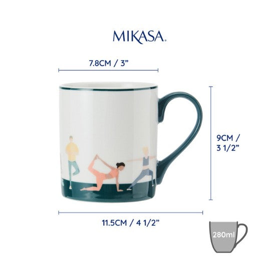Mikasa Yoga Porslinsmugg