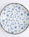 Tallrik Natsu Karakusa Blå/Vit Ø22x4cm